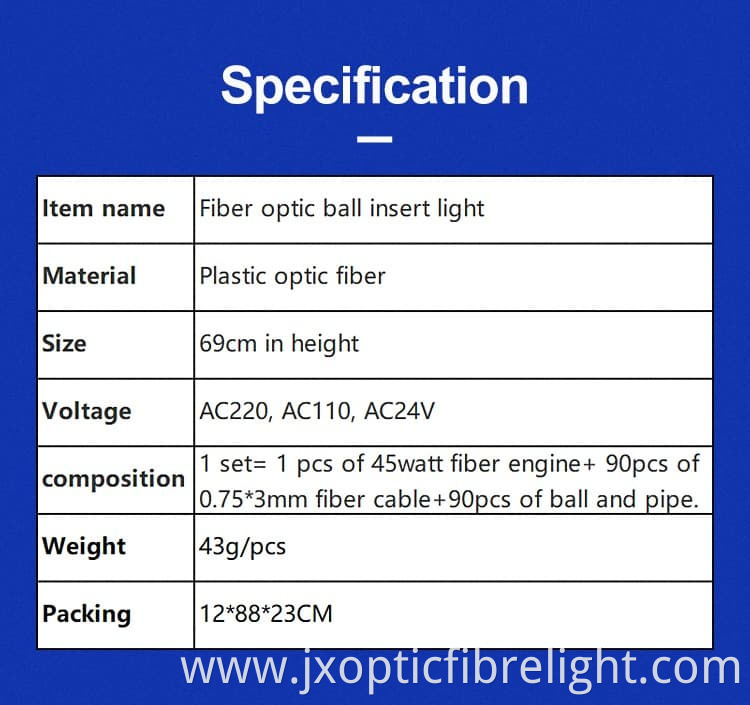 Fiber Optic Bulb Light 1